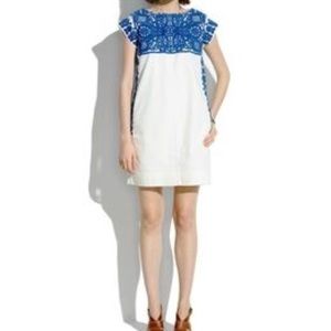 Madewell Embroidered Casita Shiftdress